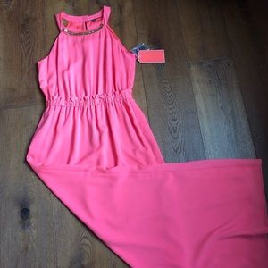 Hot pink maxi dress.NEVER WORN. NEW